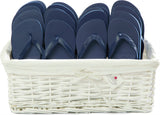 navy blue flip flops party pack