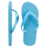 powder blue flip flops