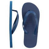 blue flip-flops