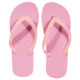 light pink flip flops