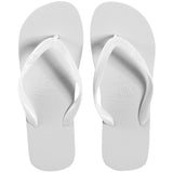 zohula white flip flops