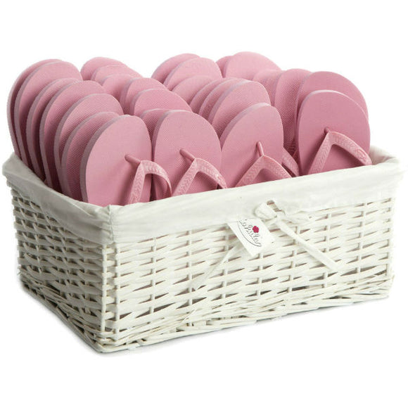 baby pink flip flops party pack