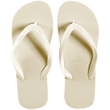 cream wedding flip flops