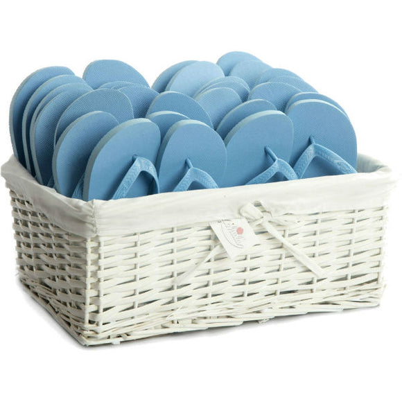 sky blue flip flops party pack